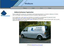 Tablet Screenshot of bosman-tegelwerken.nl